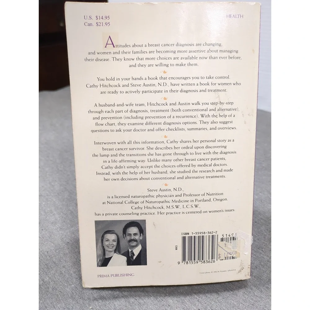 1994 Breast Cancer What You Should‎ Know But May Not Be Told Austin & Hitchcock